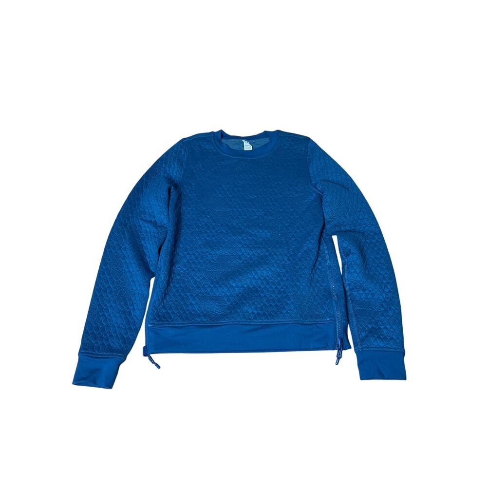 Ivivva/Lululemon Quilted Logo Reversible Pullover Sweatshirt Size 10